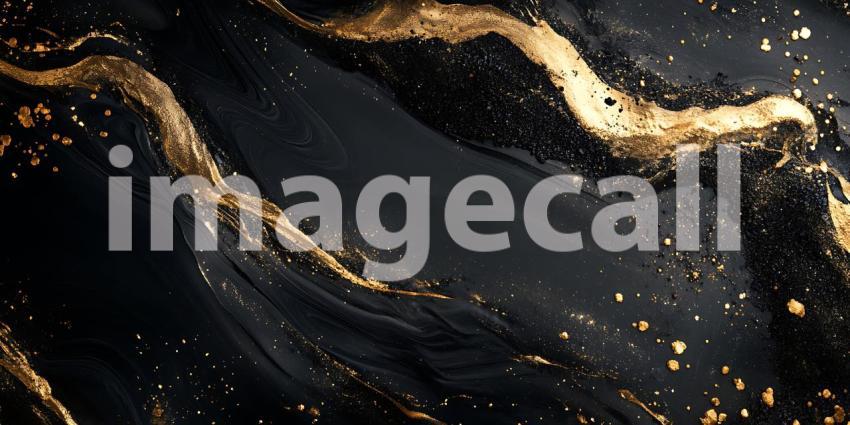 Elegant Black and Gold Abstract Texture Perfect Background