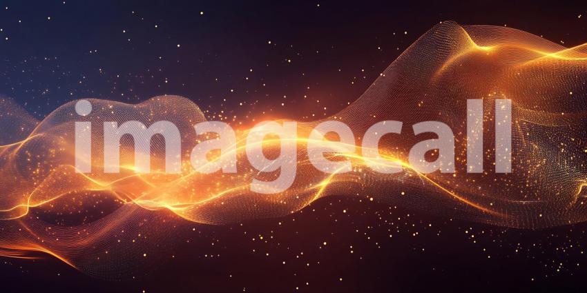 Fiery Nebula Abstract Cosmic Background Texture