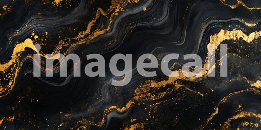 Elegant Black and Gold Marble Texture Premium Background