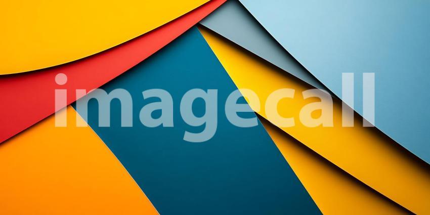 Vibrant Color Blocks Abstract Geometric Background Texture