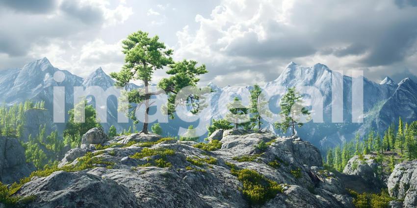 Majestic Mountain Vista Panoramic Landscape Photography