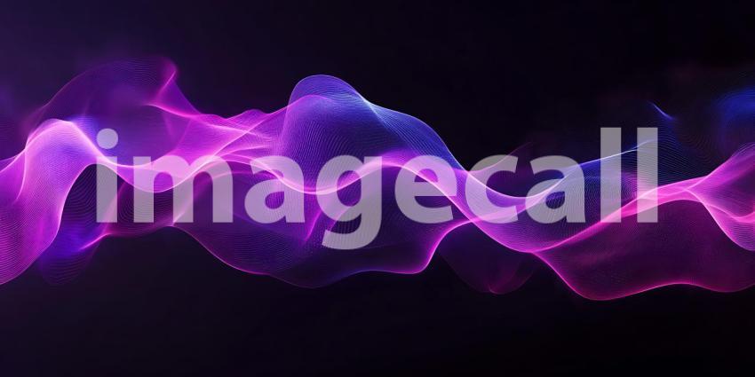 Purple and Blue Nebula Abstract Cosmic Background