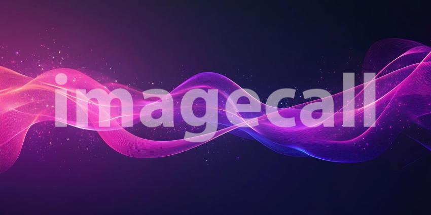 Vibrant Purple  Pink Particle Wave Abstract Background Texture
