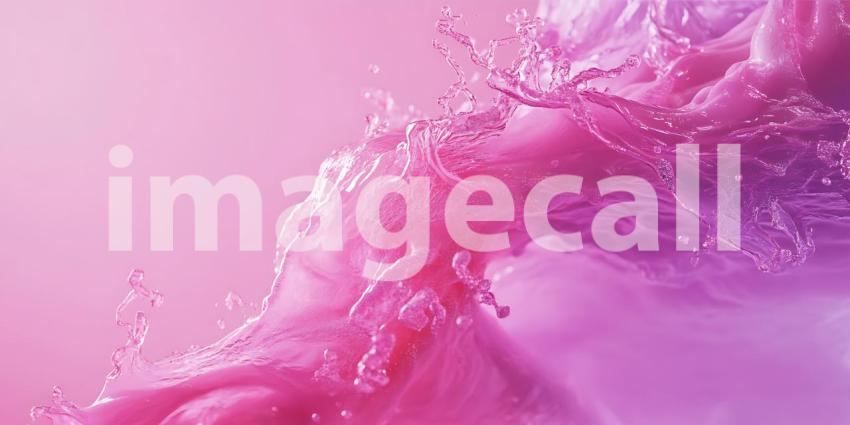 Pink and Purple Liquid Splash Abstract Background Texture