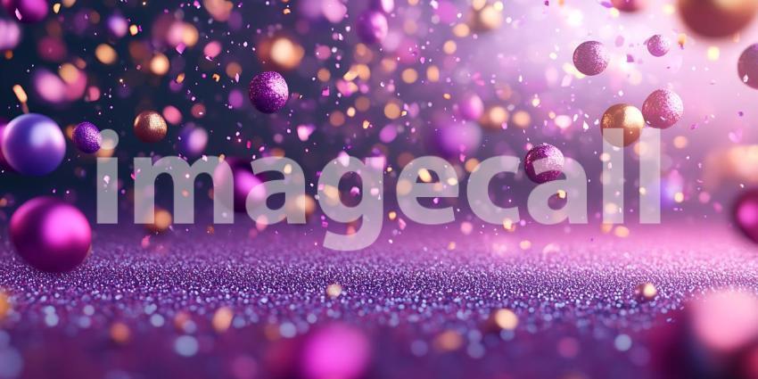 Purple Glitter Sparkling Background for Design Projects