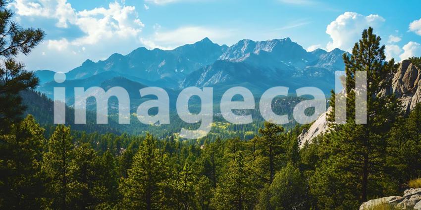 Majestic Mountain Vista Breathtaking Panoramic Landscape Photogr