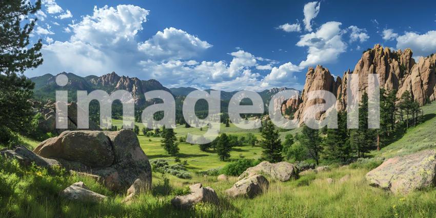 Majestic Mountain Panorama Breathtaking Views of Natures Splendo