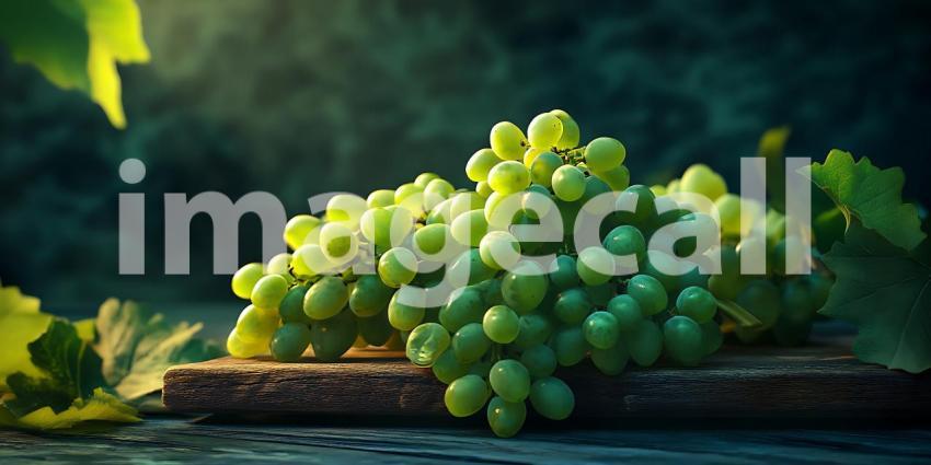 Lush Green Grapes A Vibrant Harvest
