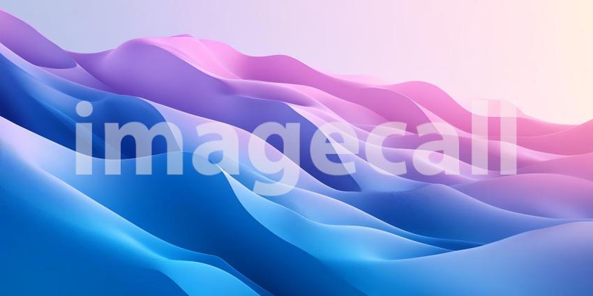 Dreamlike Pastel Mountains A Serene Landscape