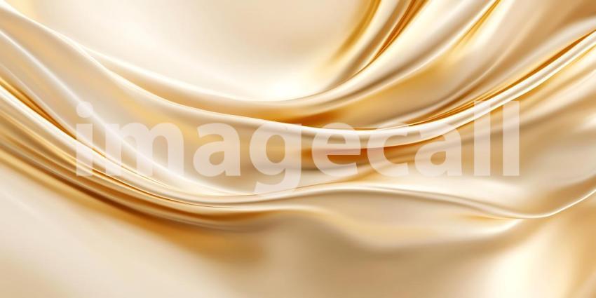 Luxurious Golden Silk Texture Elegant Fabric Background
