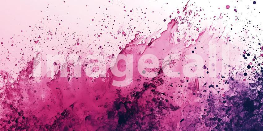 Vibrant Pink and Purple Color Explosion Background