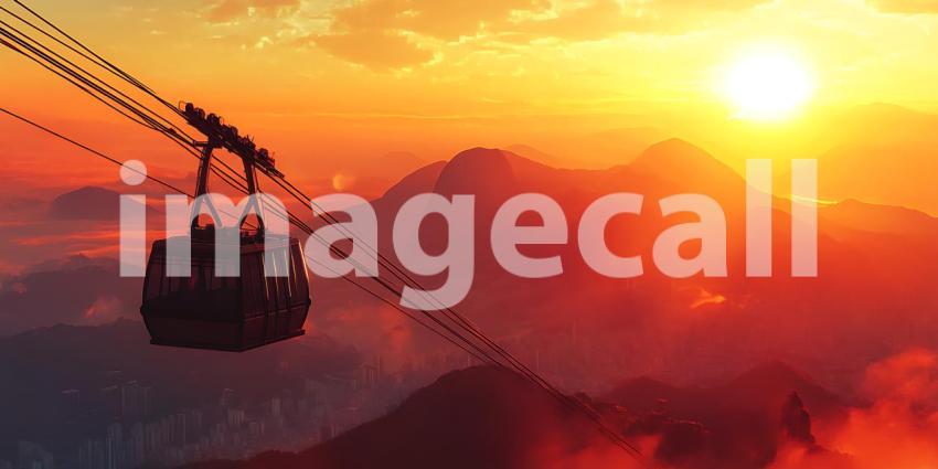Majestic Sunrise Cable Car Ride Panoramic Mountain Views