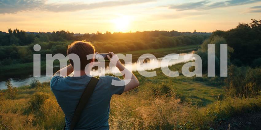 Epic Sunset Landscape Photography A Man Captures the Golden Hour