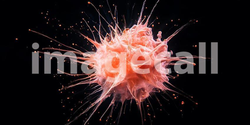 Dynamic Pink Explosion Abstract Art Photography for Design
