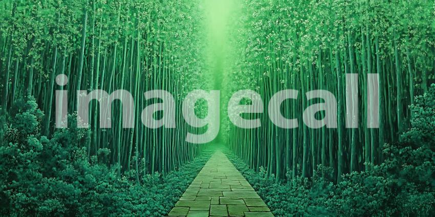 Emerald Forest Path A Serene Nature Escape