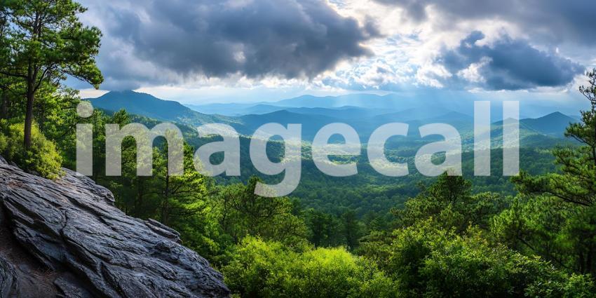 Majestic Mountain Vista Panoramic Landscape Photography