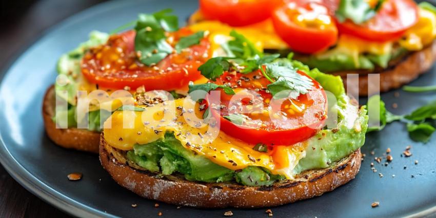 Delicious Avocado Toast Recipe Gourmet Toasted Bread with Cheese