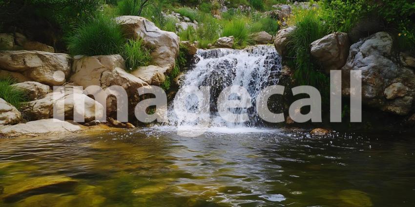 Serene Waterfall Natures Tranquil Escape
