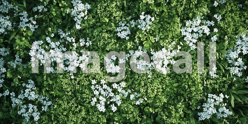 Vibrant Green and White Abstract Texture NatureInspired Design E