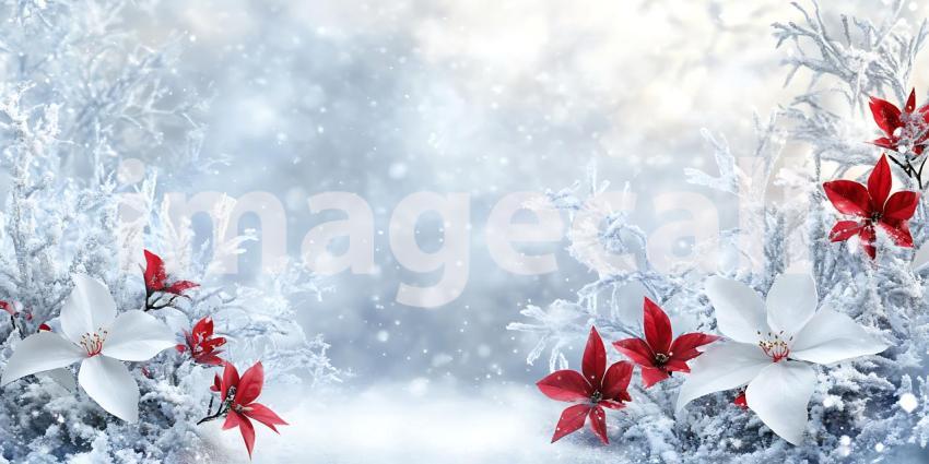 Winter Wonderland A Stunning Festive Background