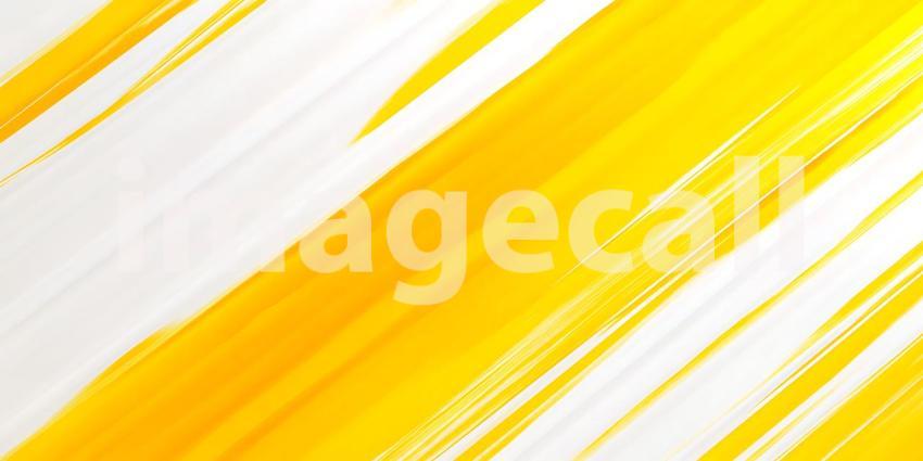 Vibrant Yellow and White Abstract Texture Diagonal Brushstrokes