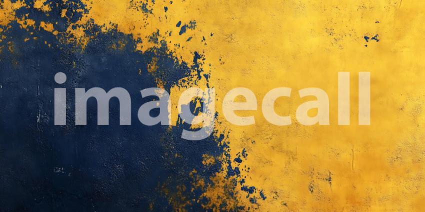 Abstract Art Deep Blue and Golden Texture Background for Design