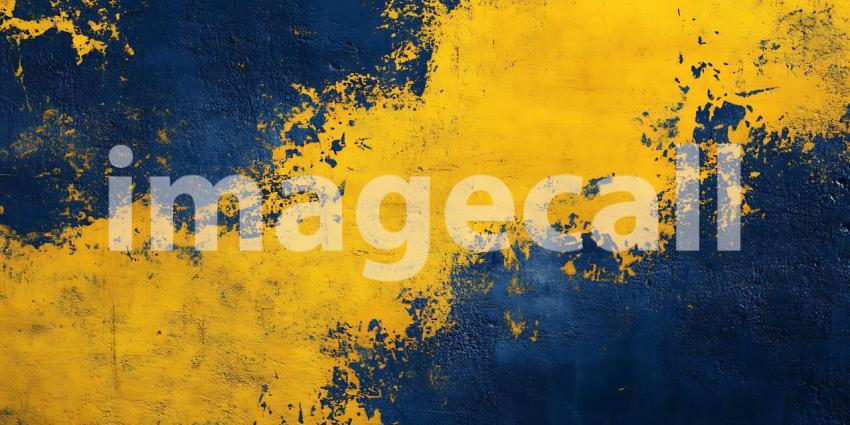 Abstract Blue and Yellow Texture Background Design Element