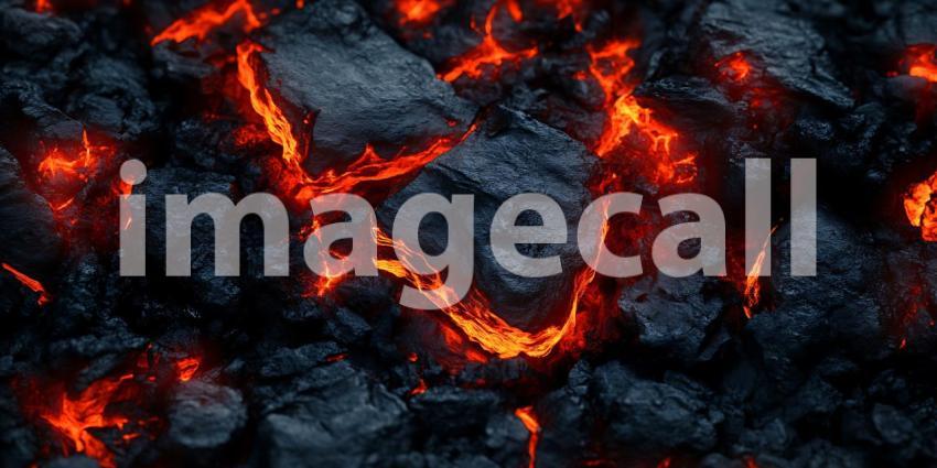 Fiery Embers Volcanic Rock Texture Backgrounds for Design Projec