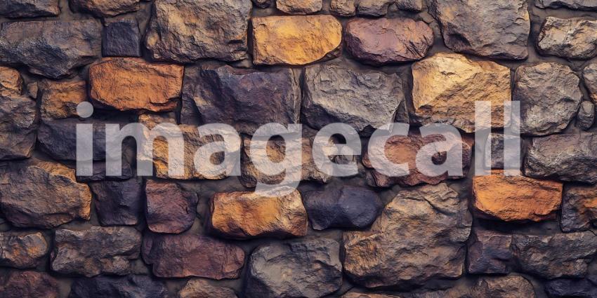 Rustic Stone Wall Texture Background  Design Element