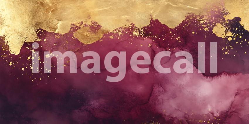 Burgundy Gold Watercolor Texture Elegant Background Design