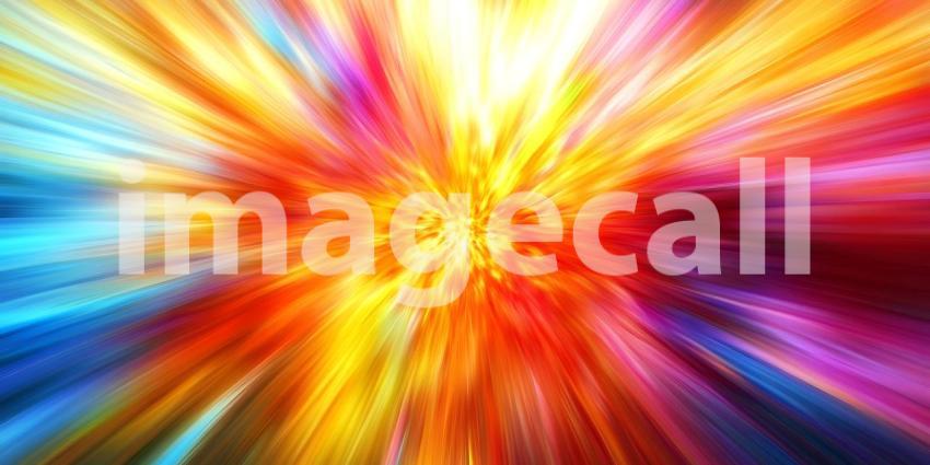 Vibrant Burst of Color Abstract Art Background