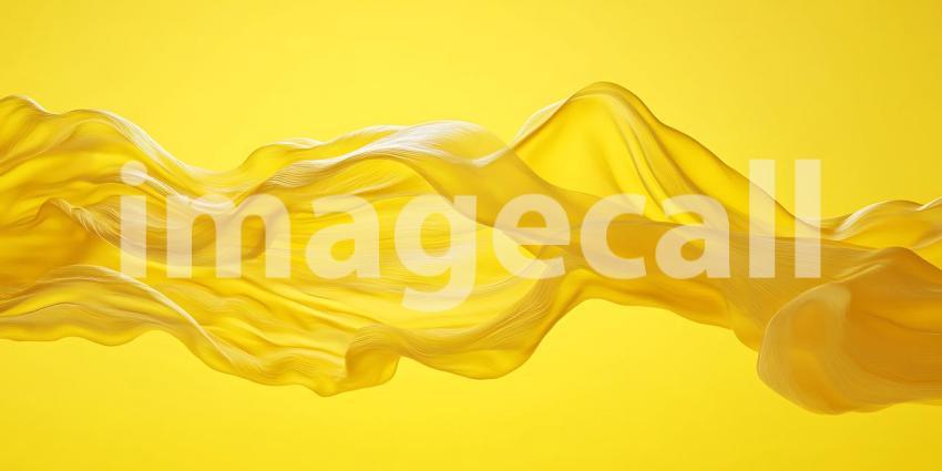 Vibrant Yellow Liquid Abstract Stunning Wave Texture Background