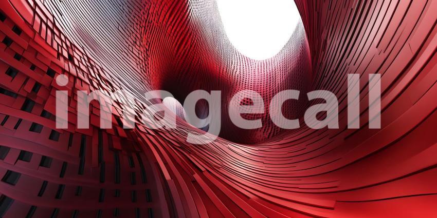 Captivating Red Abstract Art Swirling Patterns  Dynamic Texture