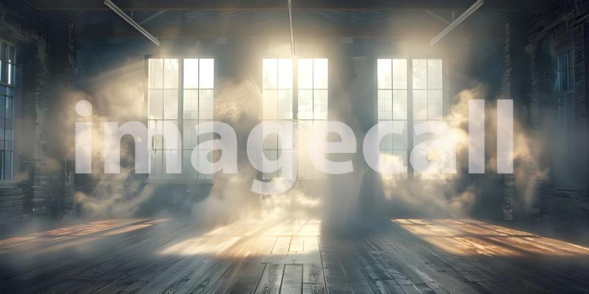 Grand Marble Hall: Luxurious Palace Ballroom with Sunlit Chandeliers and Ornate Decor