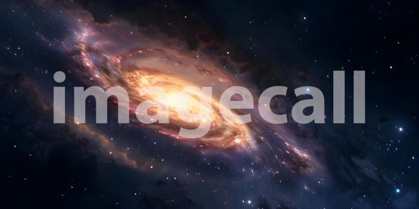 Cosmic Supernova Explosion: A Vibrant Burst of Astral Light and Stars, Capturing the Magnificent Outburst of a Dying Star