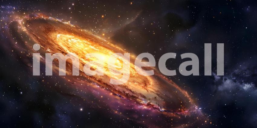 Cosmic Supernova Explosion: A Vibrant Burst of Astral Light and Stars, Capturing the Magnificent Outburst of a Dying Star