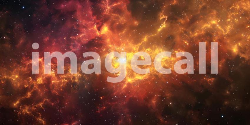 Cosmic Supernova Explosion: A Vibrant Burst of Astral Light and Stars, Capturing the Magnificent Outburst of a Dying Star