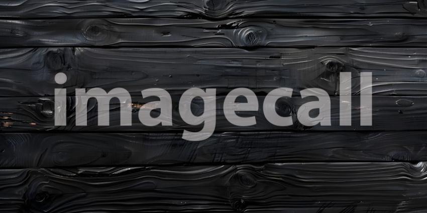 Charred Wooden Planks: Close-Up of Burnt Wood Using Shou Sugi Ban Technique, Highlighting the Natural Grain Patterns and Unique Textures