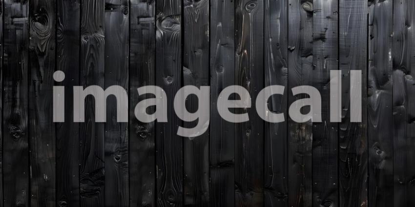 Charred Wooden Planks: Close-Up of Burnt Wood Using Shou Sugi Ban Technique, Highlighting the Natural Grain Patterns and Unique Textures
