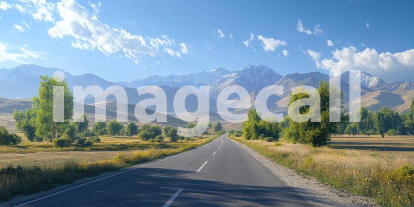 A Road Less Traveled: A Scenic Drive Through Majestic Mountain Peaks