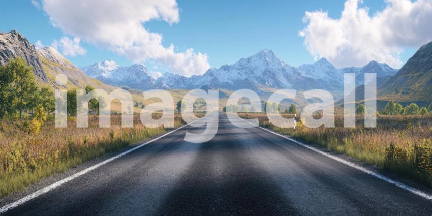 A Road Less Traveled: A Scenic Drive Through Majestic Mountain Peaks