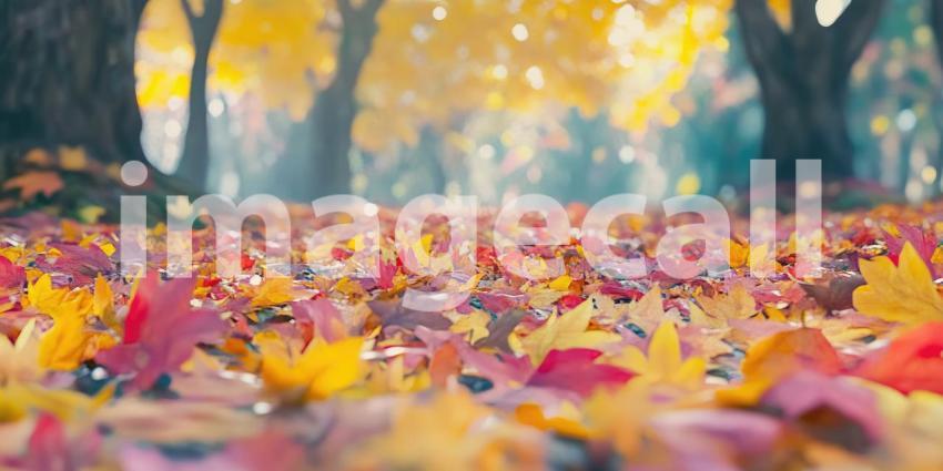 A Tapestry of Autumn, A Carpet of Colorful Leaves