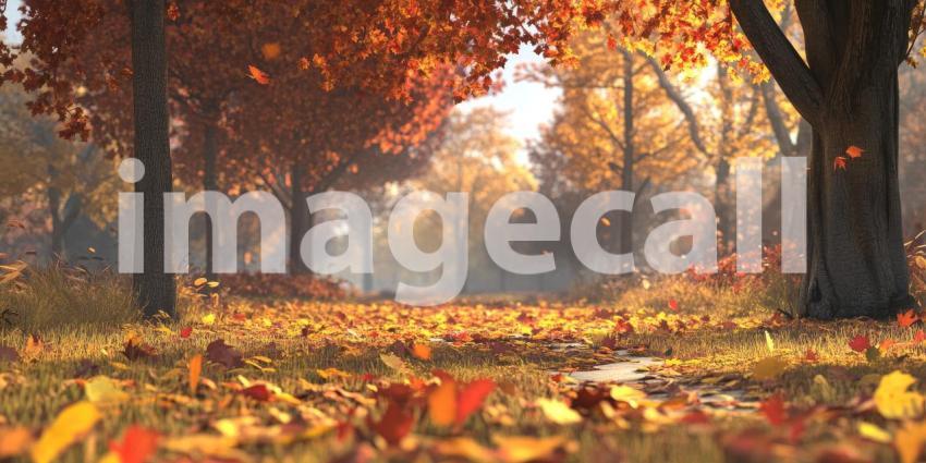 A Tapestry of Autumn, A Carpet of Colorful Leaves