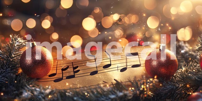 Notes of Christmas cheer, wrapped in festive joy