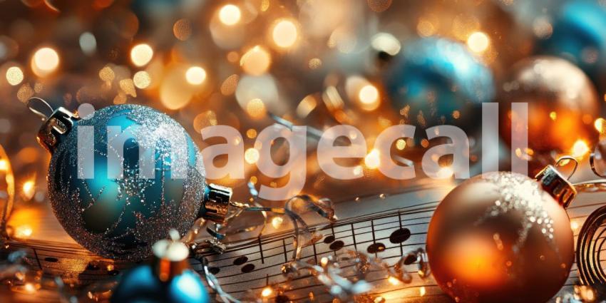 Notes of Christmas cheer, wrapped in festive joy