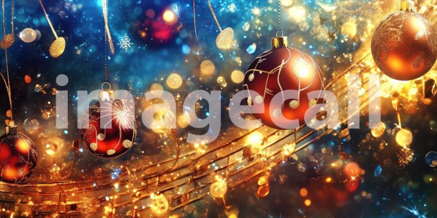 Notes of Christmas cheer, wrapped in festive joy