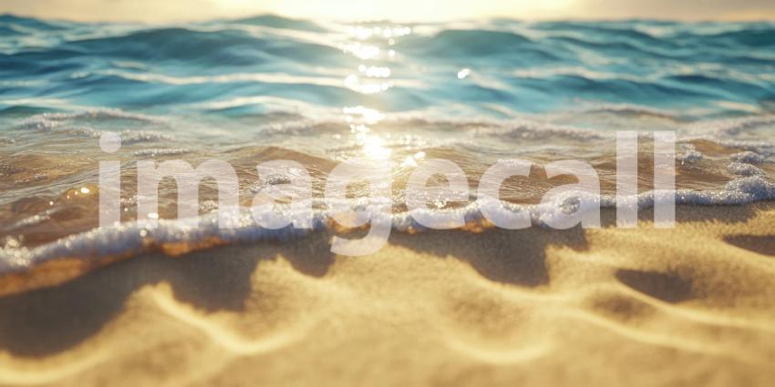 Crystal-clear waters lapping at the shore, inviting you to dive in