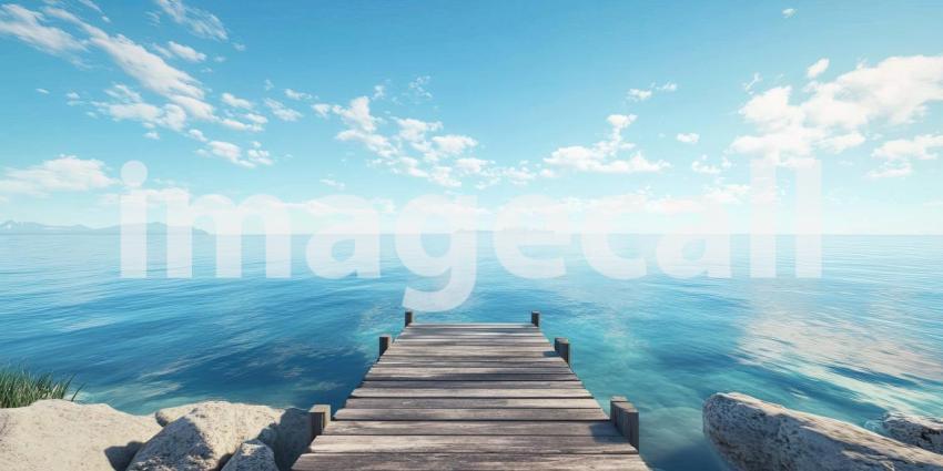 A serene coastal escape, where the sun kisses the tranquil waters