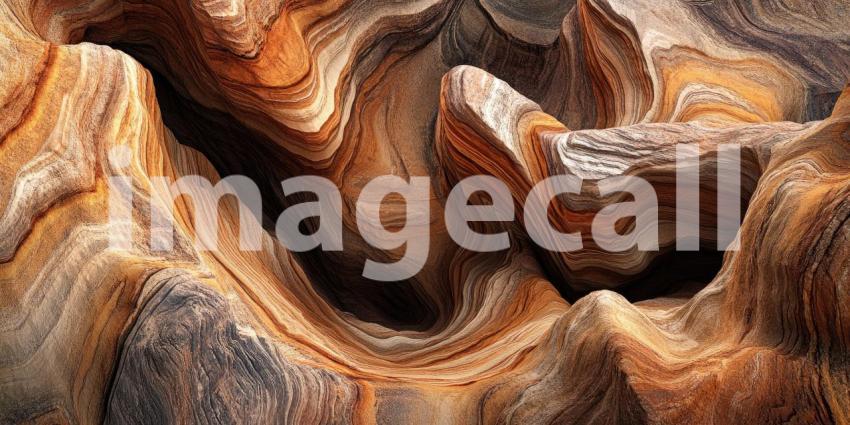 A hidden valley, nestled amidst towering rock formations