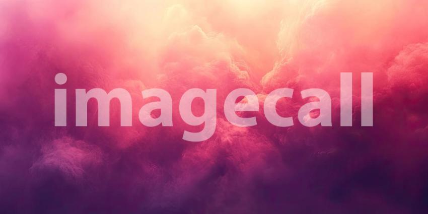 A Crimson Sky: A dramatic scene of fiery clouds erupting across the horizon, casting an ethereal glow